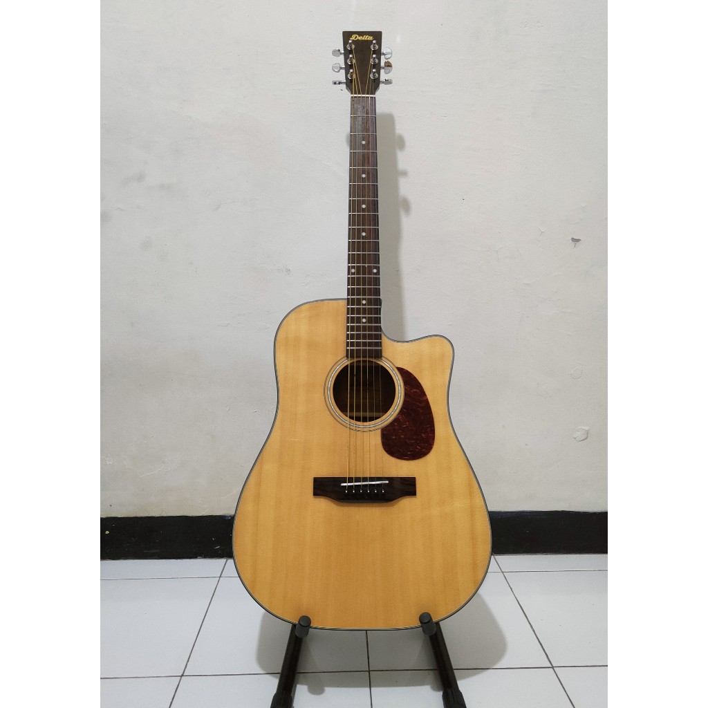 Gitar Akustik Elektrik Top Solid Delta DD500CE Natural Preamp Fishman Sonitone Original (BARU)