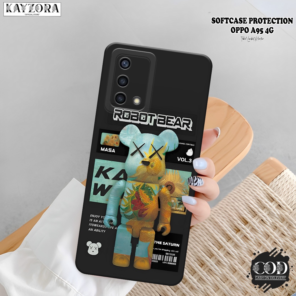 Case Hp OPPO A95 4G Terbaru - KAYZORA - Fashion Case Kartun - Softcase OPPO A95 4G - Silikon Tpu Pro
