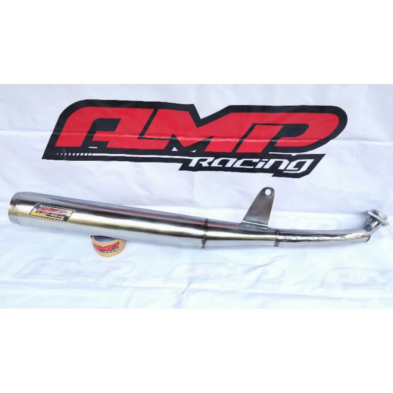 knalpot suzuki FR80 model bambu poles original amp racing