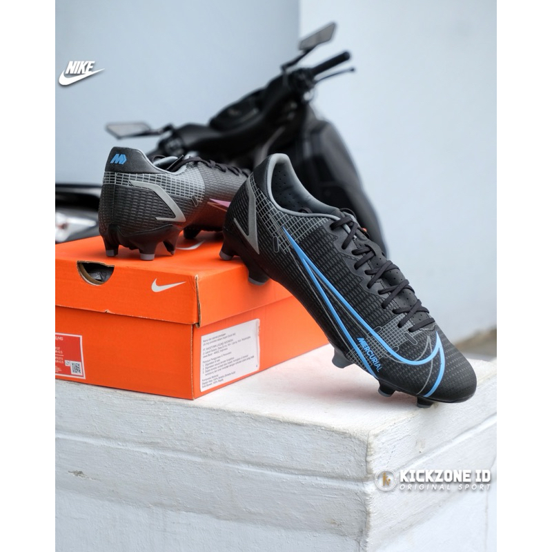 Sepatu Bola Nike Mercurial Vapor 14 Academy FG/MG - Black Iron CU5691 004 Original BNIB