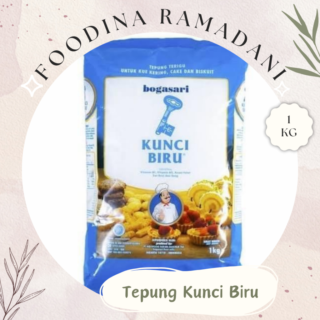 

TEPUNG TERIGU Kunci Biru - Bogasari [ 1.000gr ] Harga Per BKS