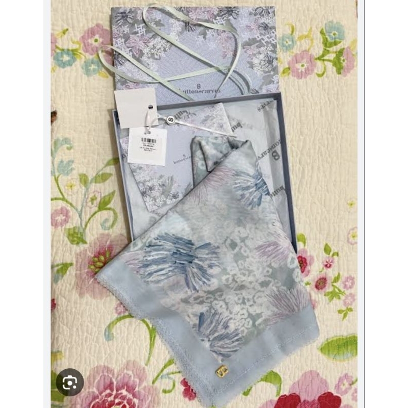 As Is Buttonscarves Les Amities Reborn Baby Blue