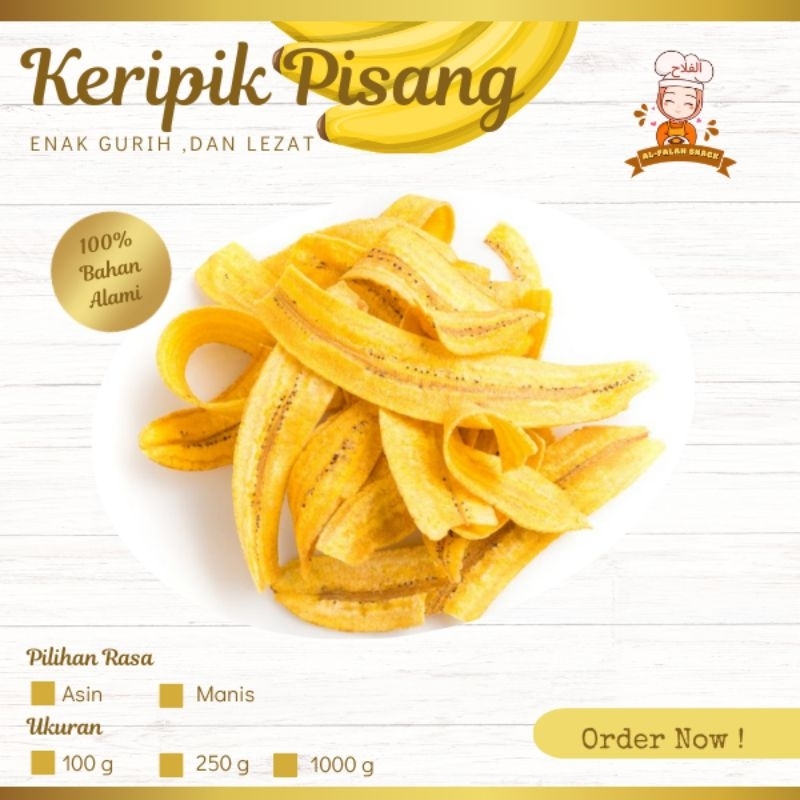 

KERIPIK PISANG ALFALAH SNACK || Camilan Keluarga Enak Gurih Lezat Asin Manis Original Balado Pedas