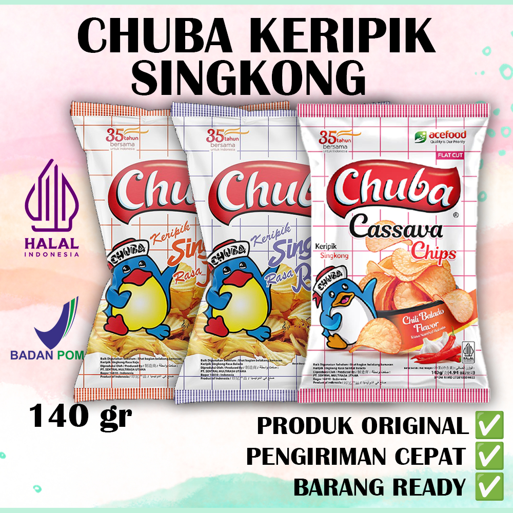 

Chuba Keripik Singkong Cassava Chips 140g