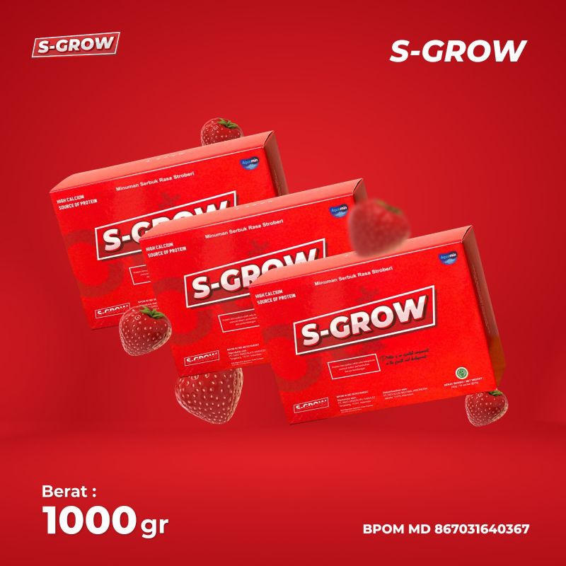 

S Grow Susu Peninggi badan 3 box