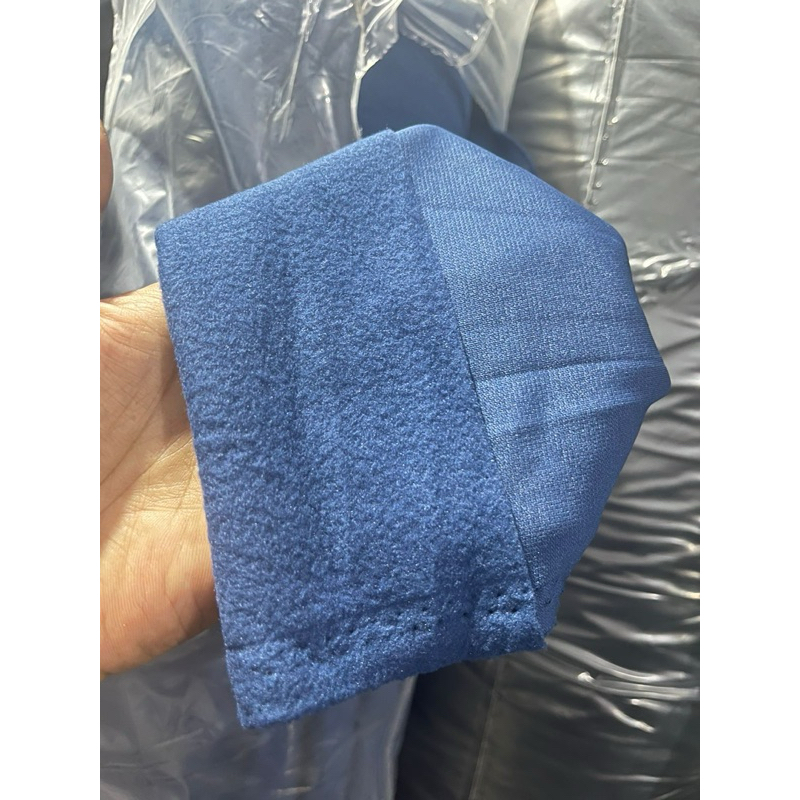 Kain furing jaket Bahan kain polar bbulu sebelah bulu poly tebal