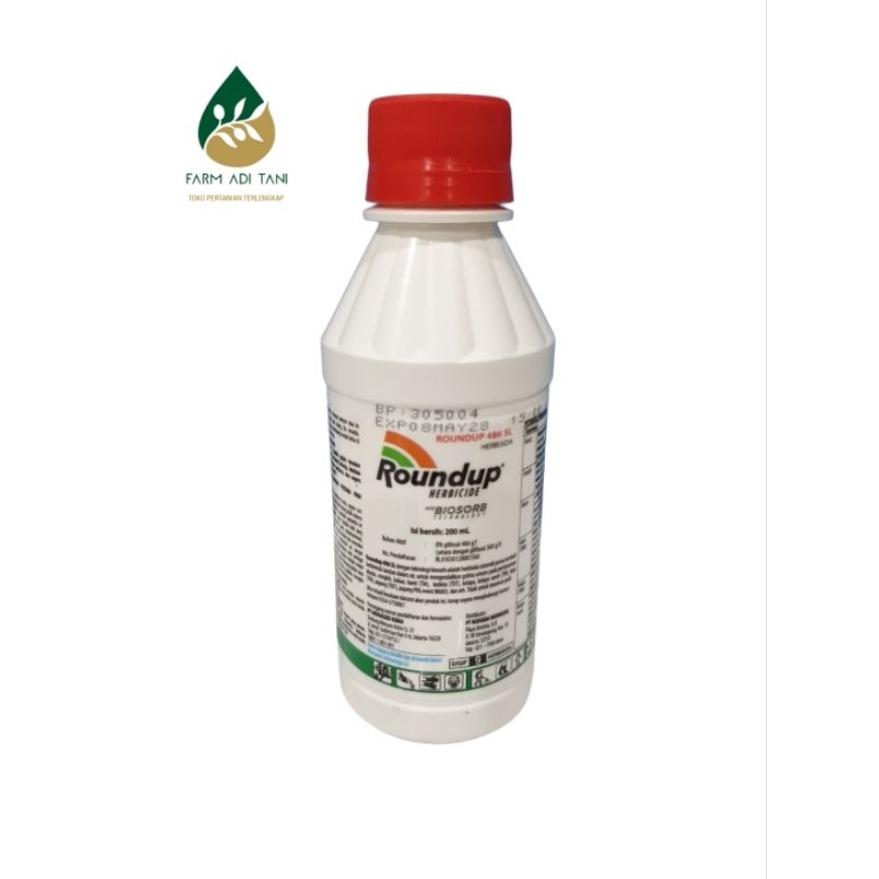grosir ROUNDup / rondap 486 SL  200 ml || PEMBASMI RUMPUT LIAR