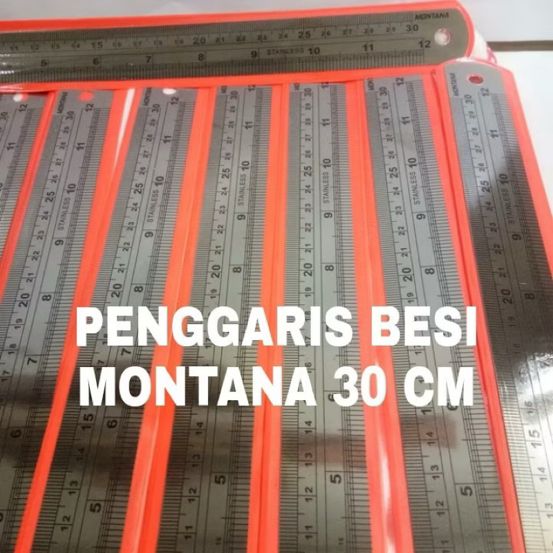 

MONTANA Ruler / Penggaris MONTANA 30 cm Metal RETAIL