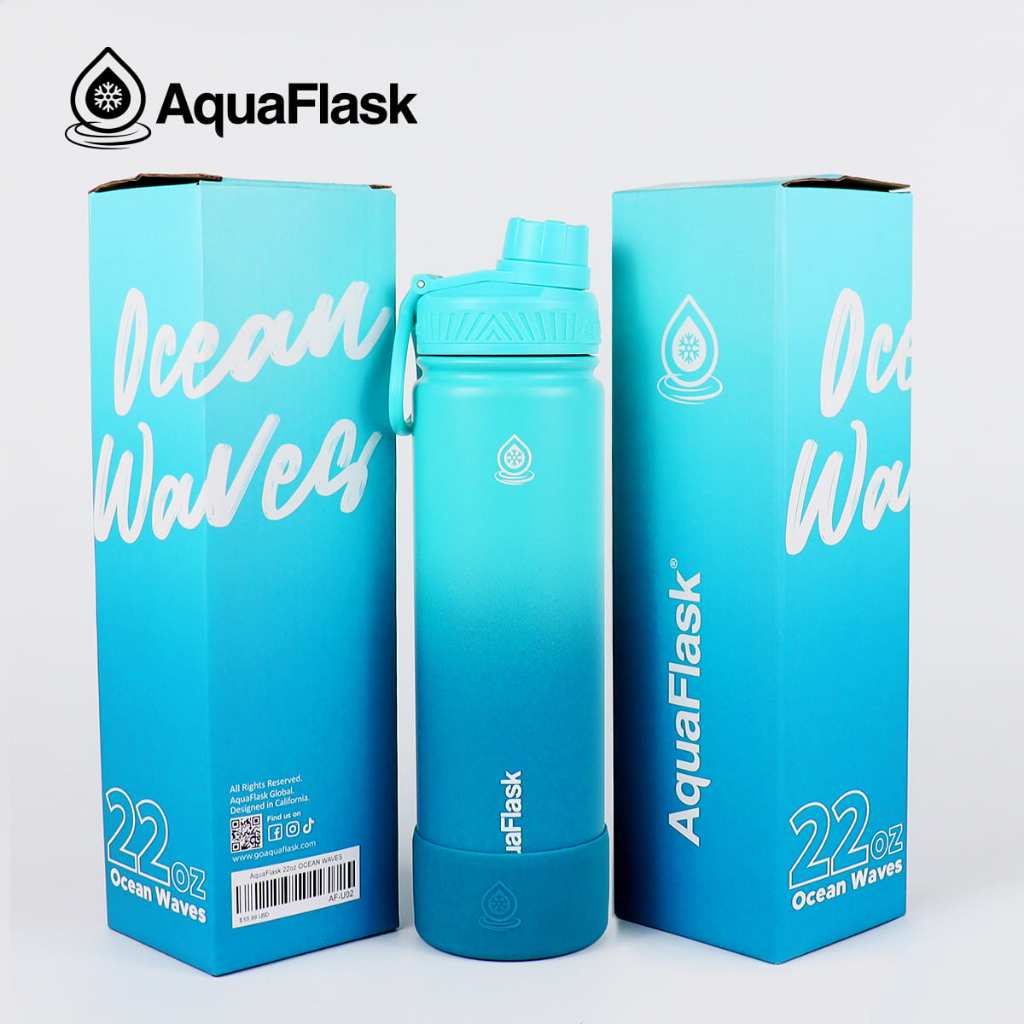 AquaFlask Dream Collection I Bottles 22oz / 32oz / 40oz - Ocean Waves