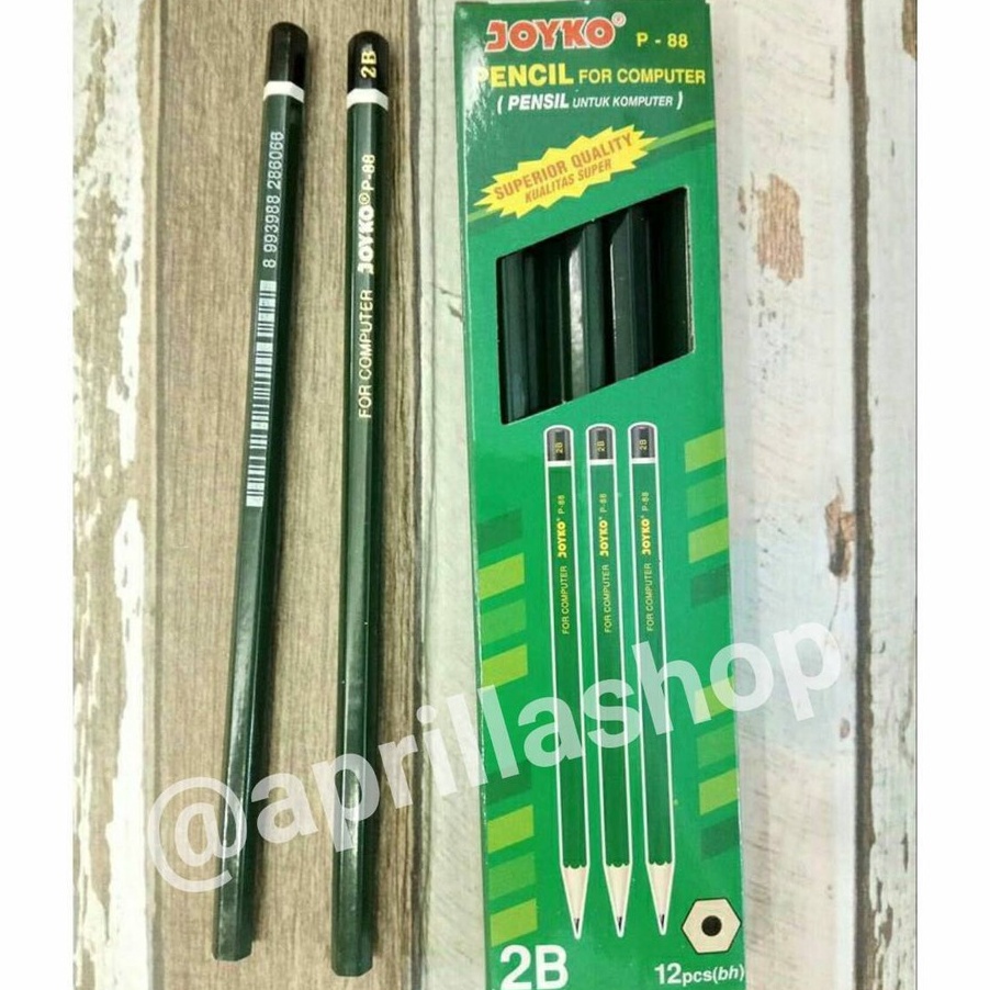 

PAKET HEMAT PENSIL 2B P88 ORIGINAL isi 12 pcs