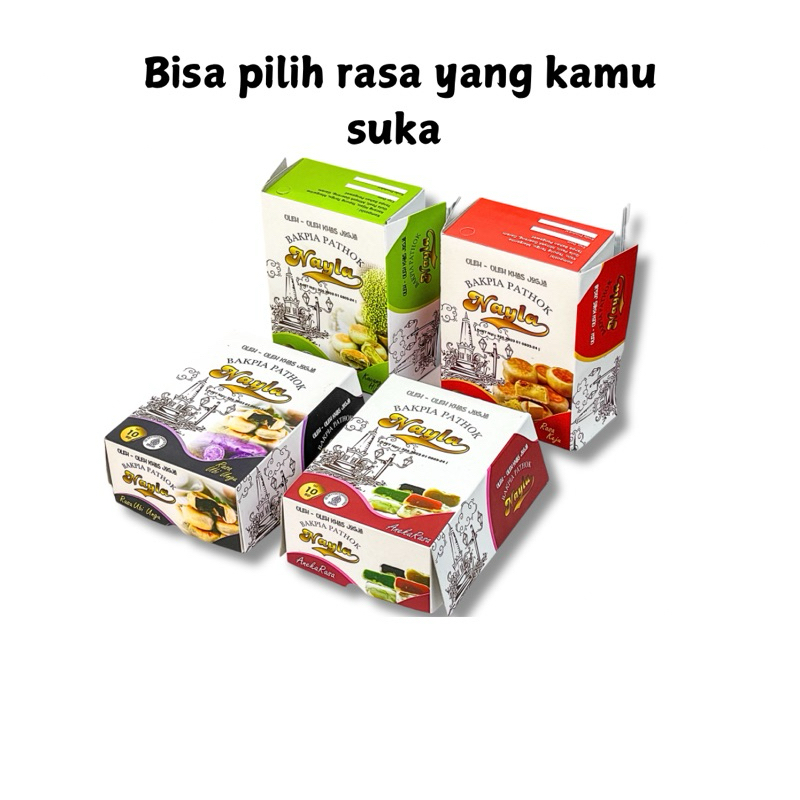 

4 BOX BAKPIA PATHOK NAYLA JOGJA KERING