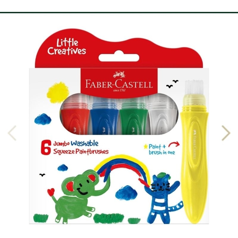 

(LIMITED) FABER CASTELL JUMBO WASHABLE ISI 6