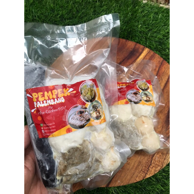 

PEMPEK PALEMBANG IKAN TENGGIRI PAKET 10pcs PEMPEK KHAS PALEMBANG FrozenFood Acakitchen1901