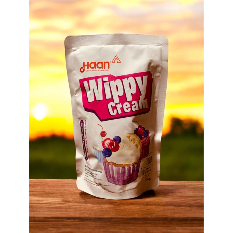 

wippy cream pouch haan 200 gram