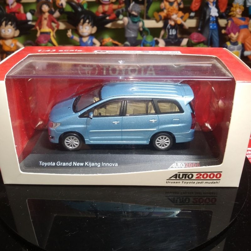 DIECAST SKALA 1/43 RIMS AUTO 2000 TOYOTA KIJANG INNOVA BLUE