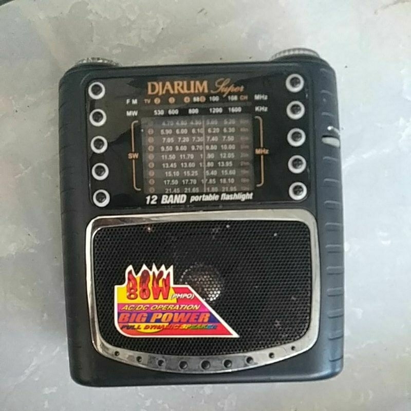 radio pocket djarum super 12 band 80w
