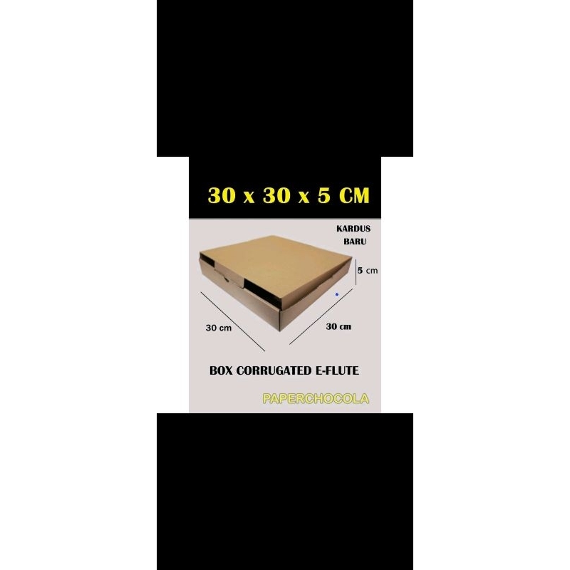 

kardus 30x30x5 sablon 1 sisi 1 warna