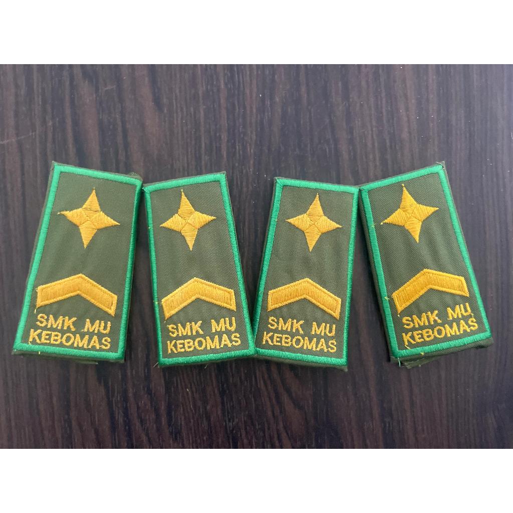 Bedge Pangkat Custom / Bedge Pangkat Bordir