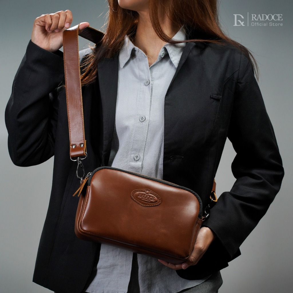 Radoce Bags - Selempang Wanita - Tas Kulit Sapi Asli - Canna