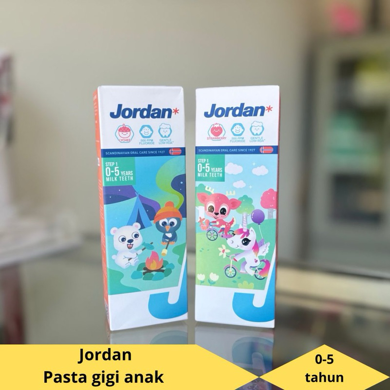Pasta Gigi Jordan anak 0-5 tahun | Jordan