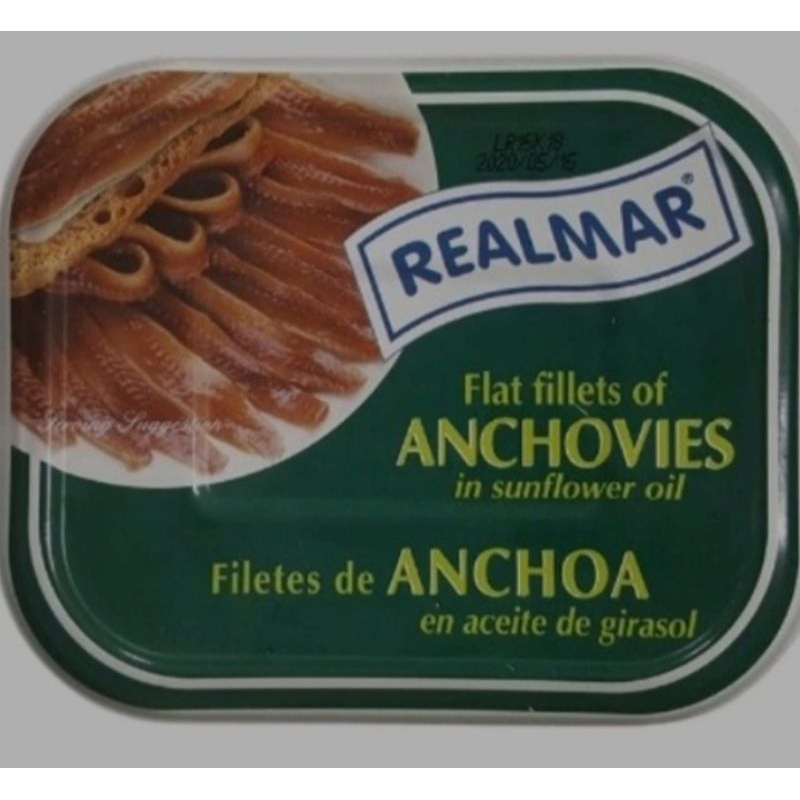 

Realmar anchovies 252gr