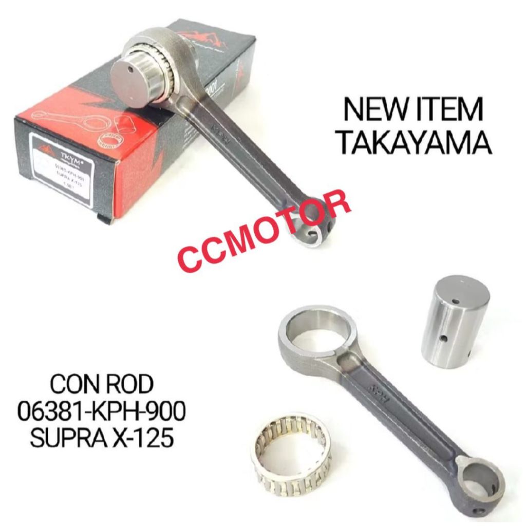 TIANG SEHER SOKER CON ROD SUPRA X 125 KARISMA TAKAYAMA