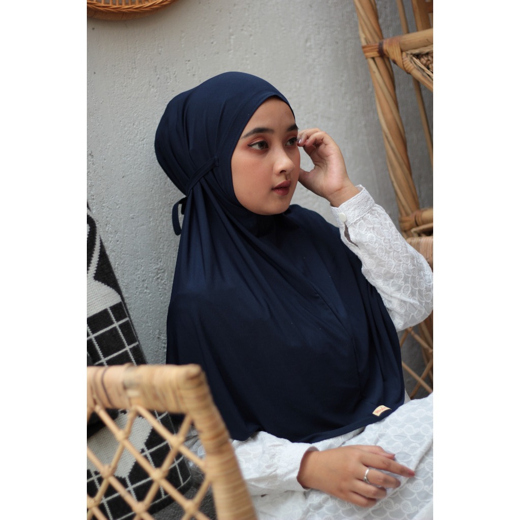 BERGO TALI JERSEY  BERGO HUMAIRA HITAM