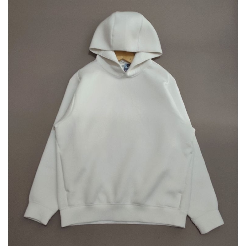 Hoodie uniqlo dry putih second