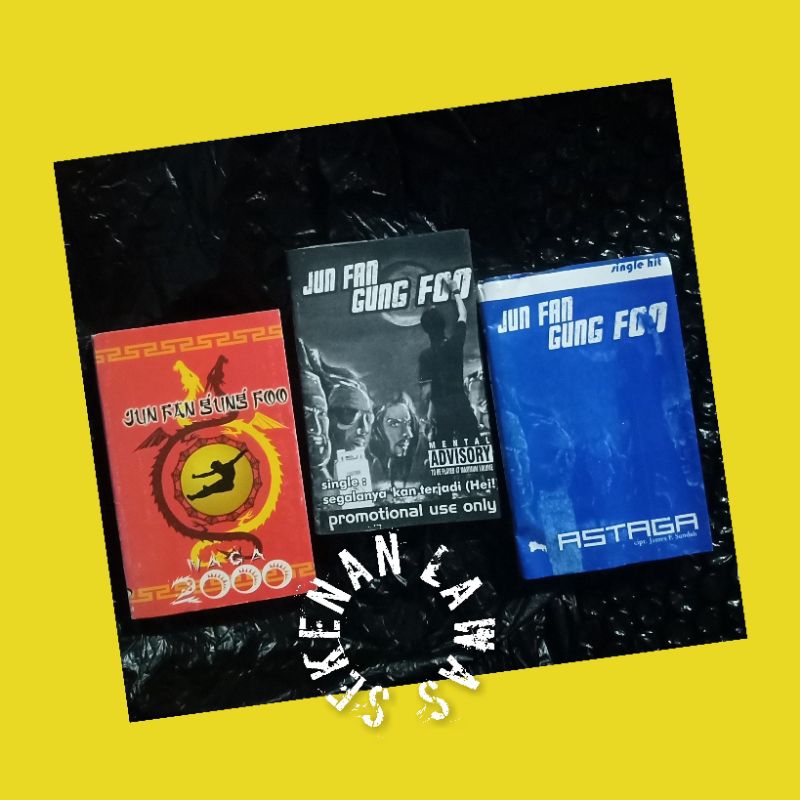 Kaset Jun Fan Gung Foo/ Sepaket 3 Pcs (Cek Deskripsi)