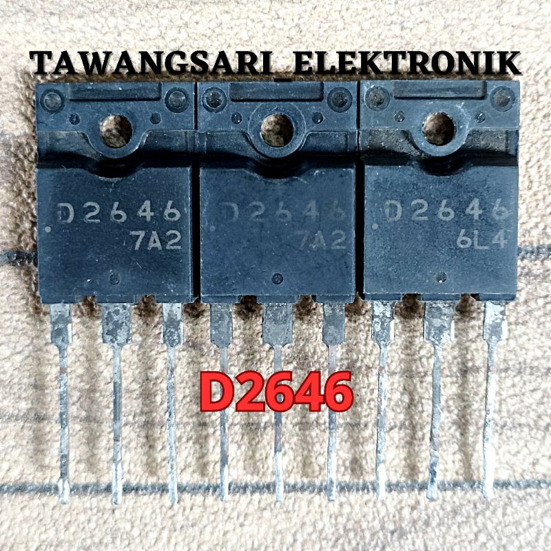 Transistor D2646 tr non dumper d2646 original tr d 2646 cabutan
