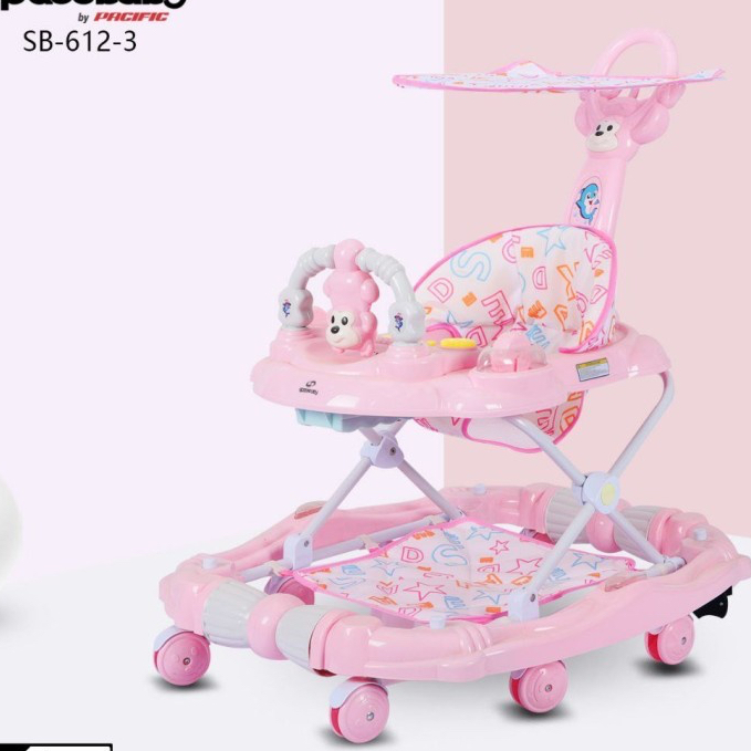 Alat belajar jalan bayi balita SB 612-3 baby walker spacebaby babywalker SB612-3 space baby pacific