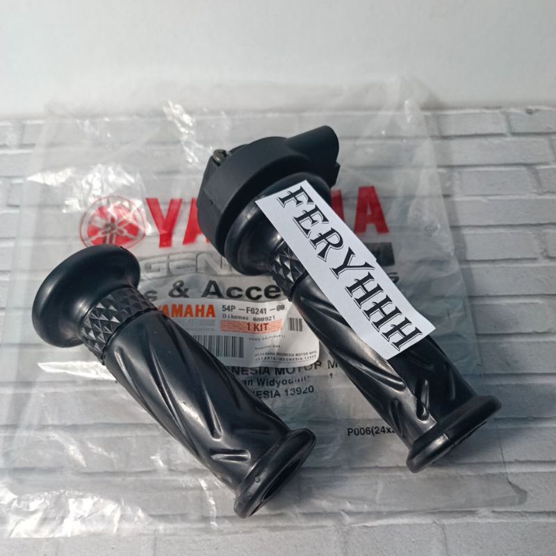 handgrip + rumah gas mio j / mio m3 / soul gt / mio gt / soul gt 125