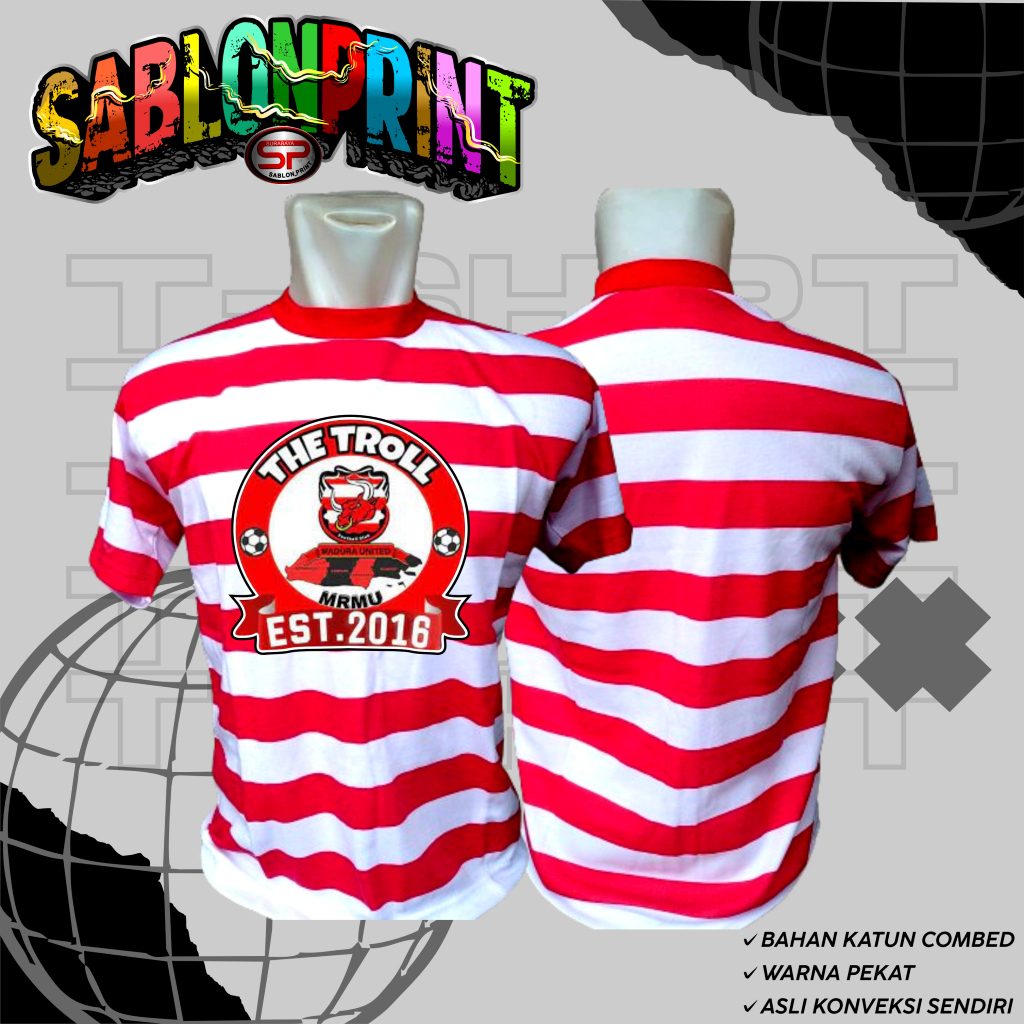 Kaos Madura the troll / Pakaian Adat Madura, / Lorek Madura, / Kaos Salur Merah Putih