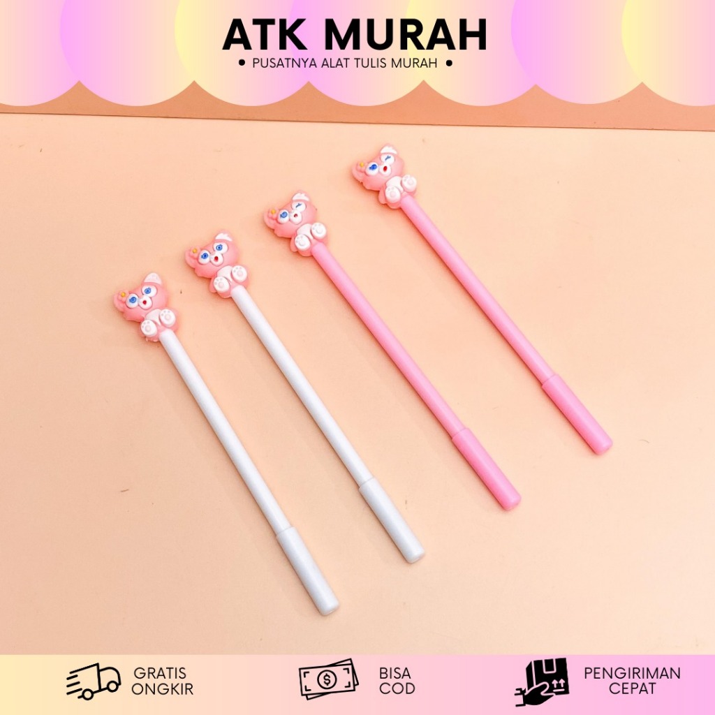 

PULPEN GEL STELLA LOU GEMAS PG-1483 PENA CUTE KADO UNIK KOREA AESTHETIC COD