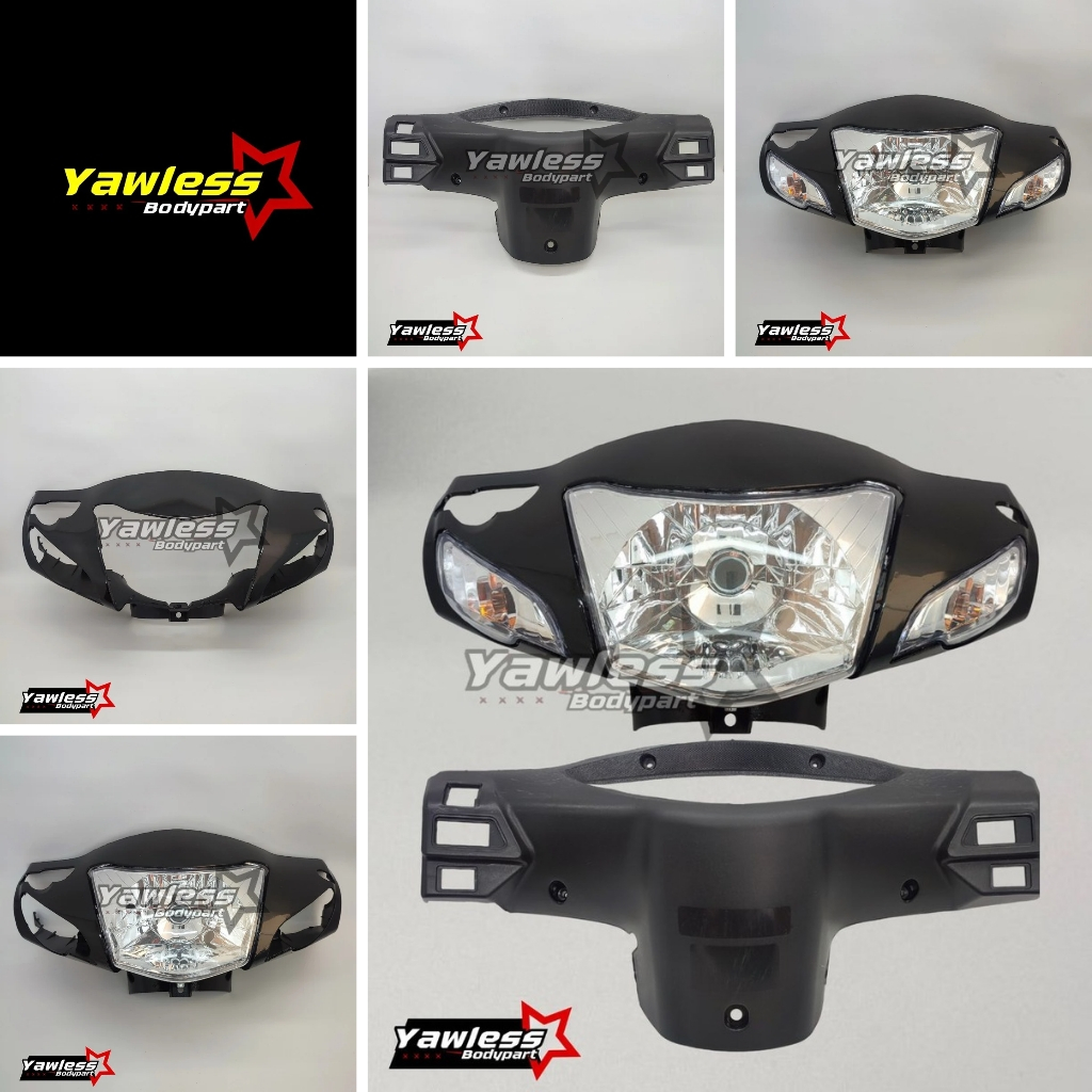 Batok kepala supra fit new / Batok lampu supra fit new / Batok supra fit new Hitam