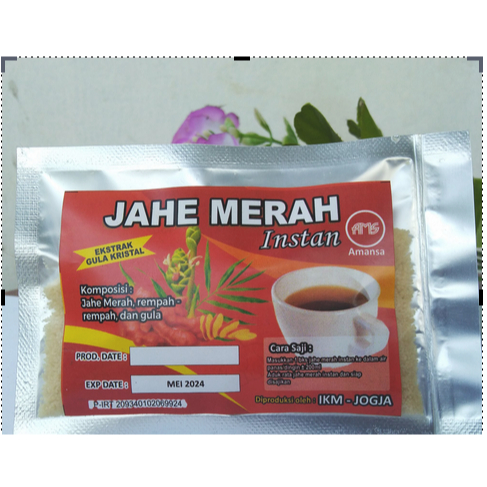 

Jahe Merah Instan Amansa Minuman Herbal Khas Jogja