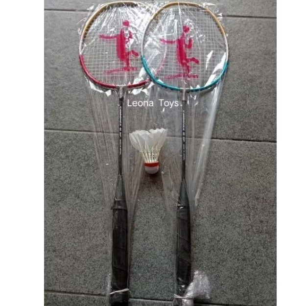 Raket bulutatangkis set 2Raket Free 1bola kok