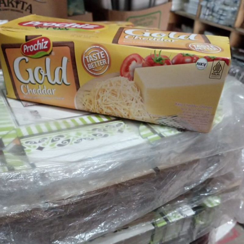 

Keju Prochiz gold cheddar 2kg Almira plastik