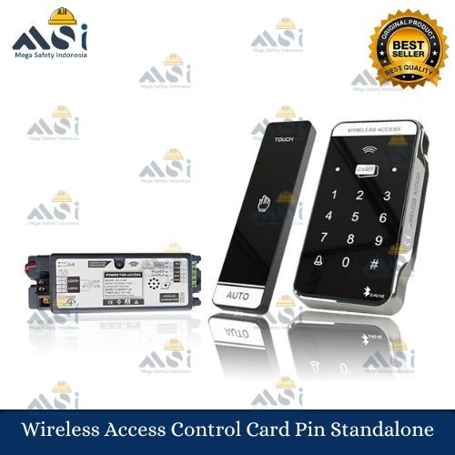 Push Button Wave + Wireless Access Control Card PIN Standalone