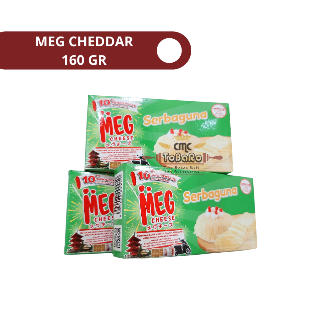 

Keju MEG Cheddar Serbaguna 160 Gram