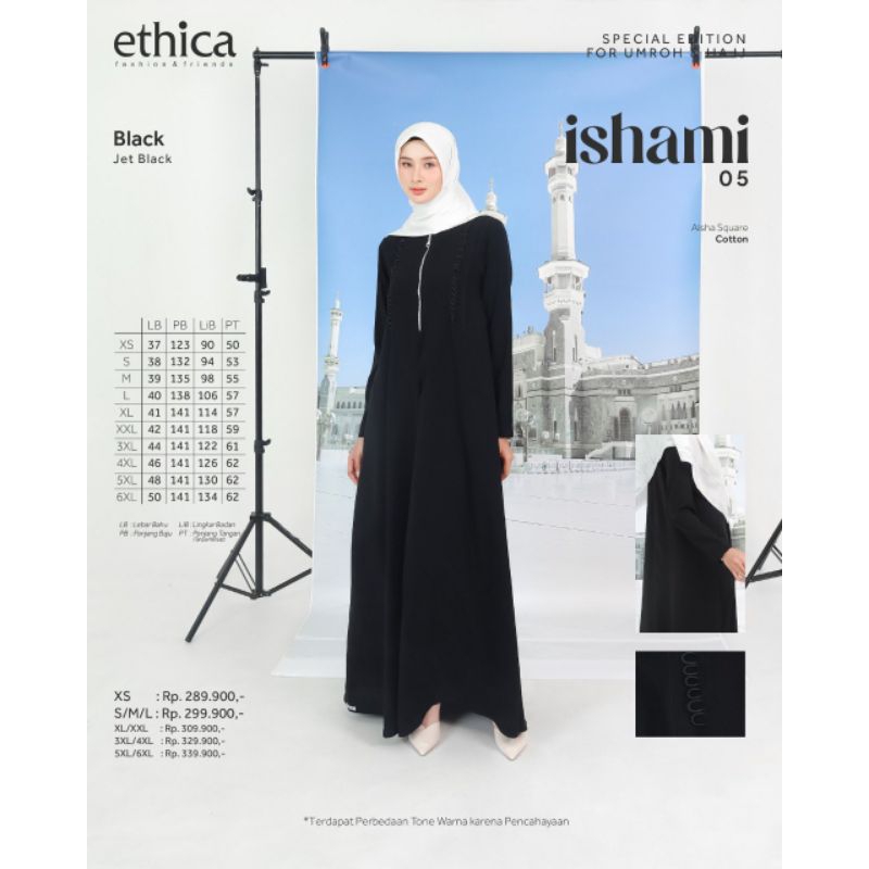DISKON BESAR || ISHAMI 05 || GAMIS ETHICA || GAMIS MURAH