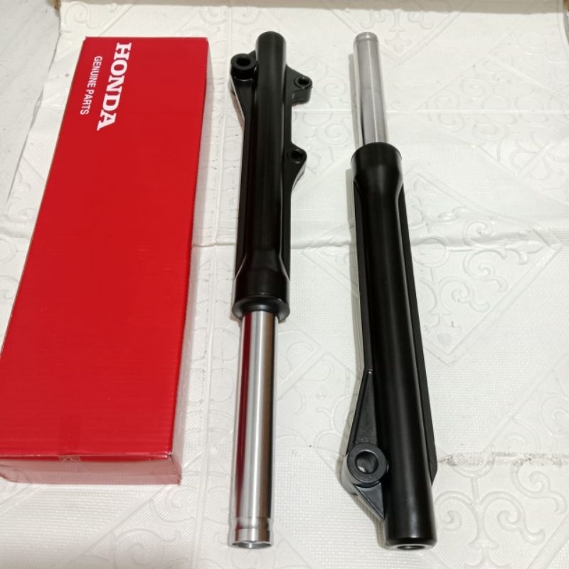 Shock depan revo 100 revo lama supra x 125 hitam