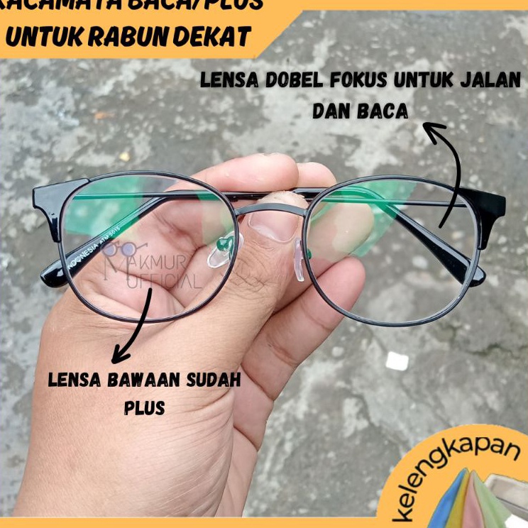 Spesial Bulan Ini  KACAMATA BACA PLUS WANITAPRIA  KACAMATA DOUBEL FOCUS UNTUK JALAN DAN BACA MODEL F