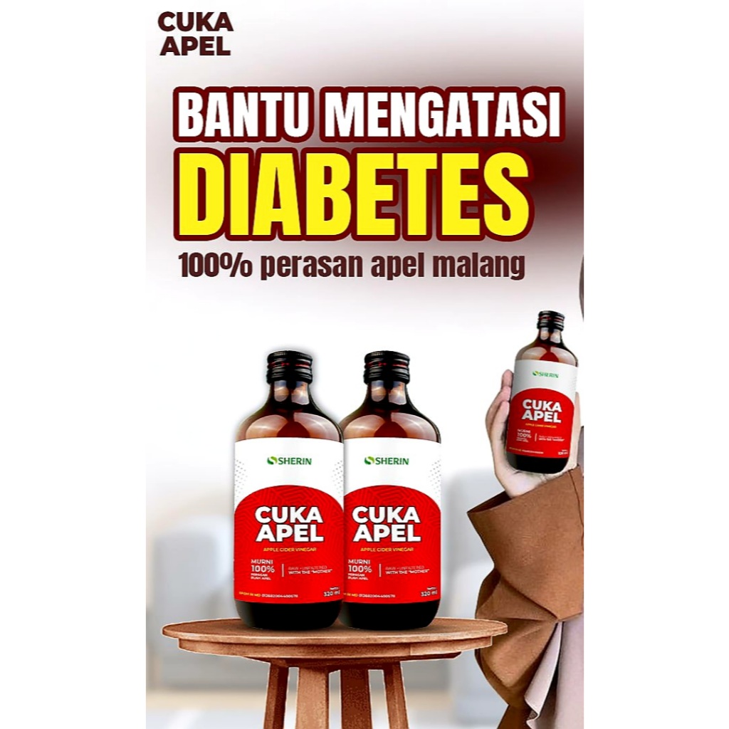 

SHERIN Apple Cider Vinegar/Cuka Apel 320ml | ORIGINAL