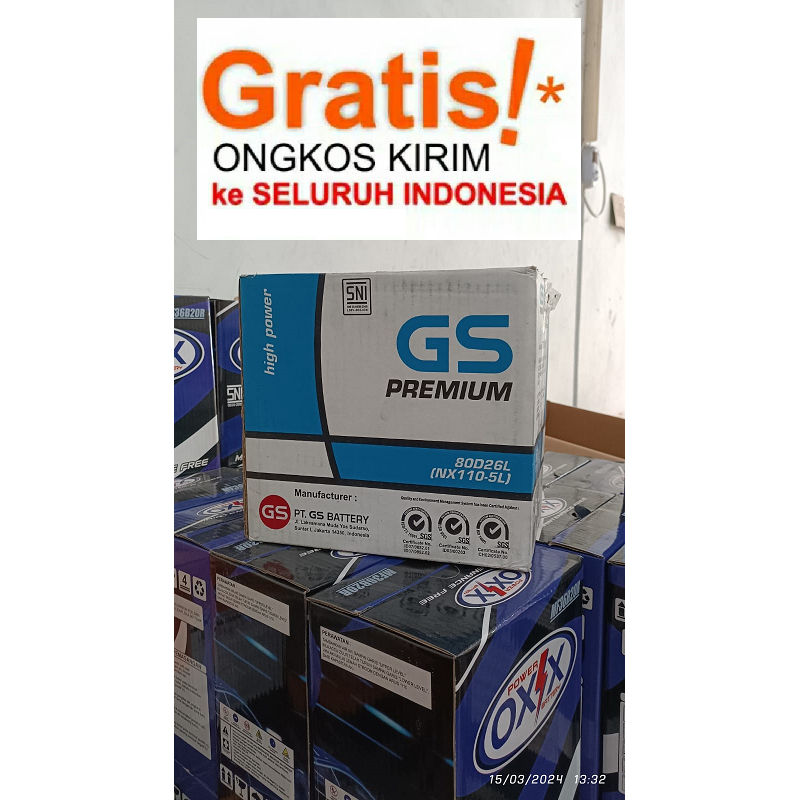 aki innova disel gs premium 80d26l original astra