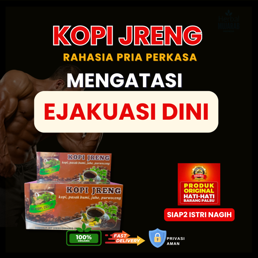 

Kopi Kuat Pria Ereksi Tegak Maksimal & Tahan Lama - Kopi Jreng Original - Privasi Aman