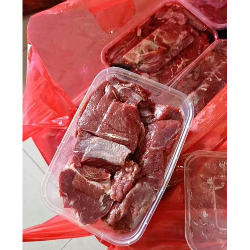 

Daging Rendang potong packing berat 500gr frozen