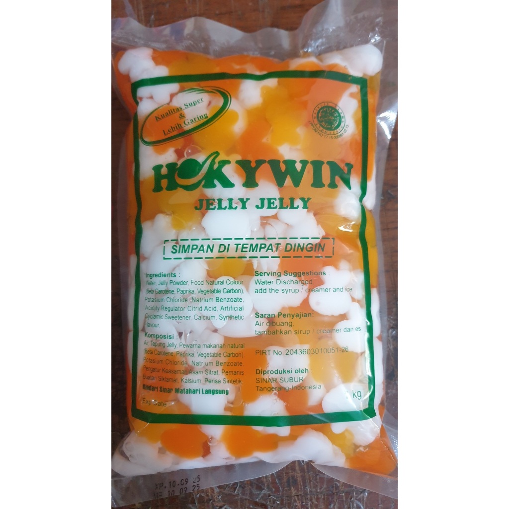 

Hokywin Jelly segar jelly makanan kemasan 1kg