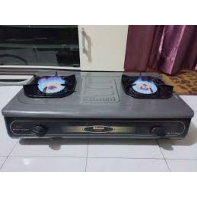 RINNAI RI-712 BGX Kompor Gas Rinnai 2 Tungku Anti Gores RI 712 BGX RI712BGX