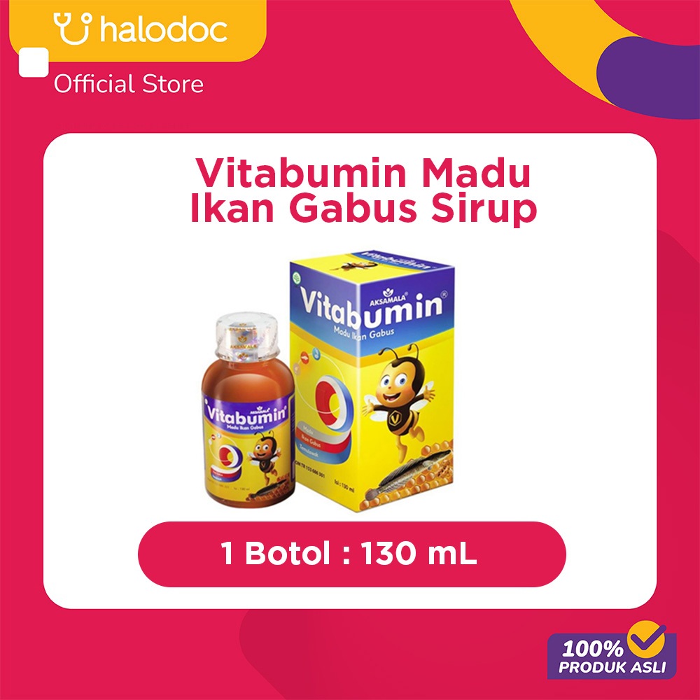 Vitabumin Madu Ikan Gabus Sirup 130 ml